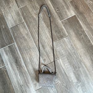Silver Glitter mini Purse